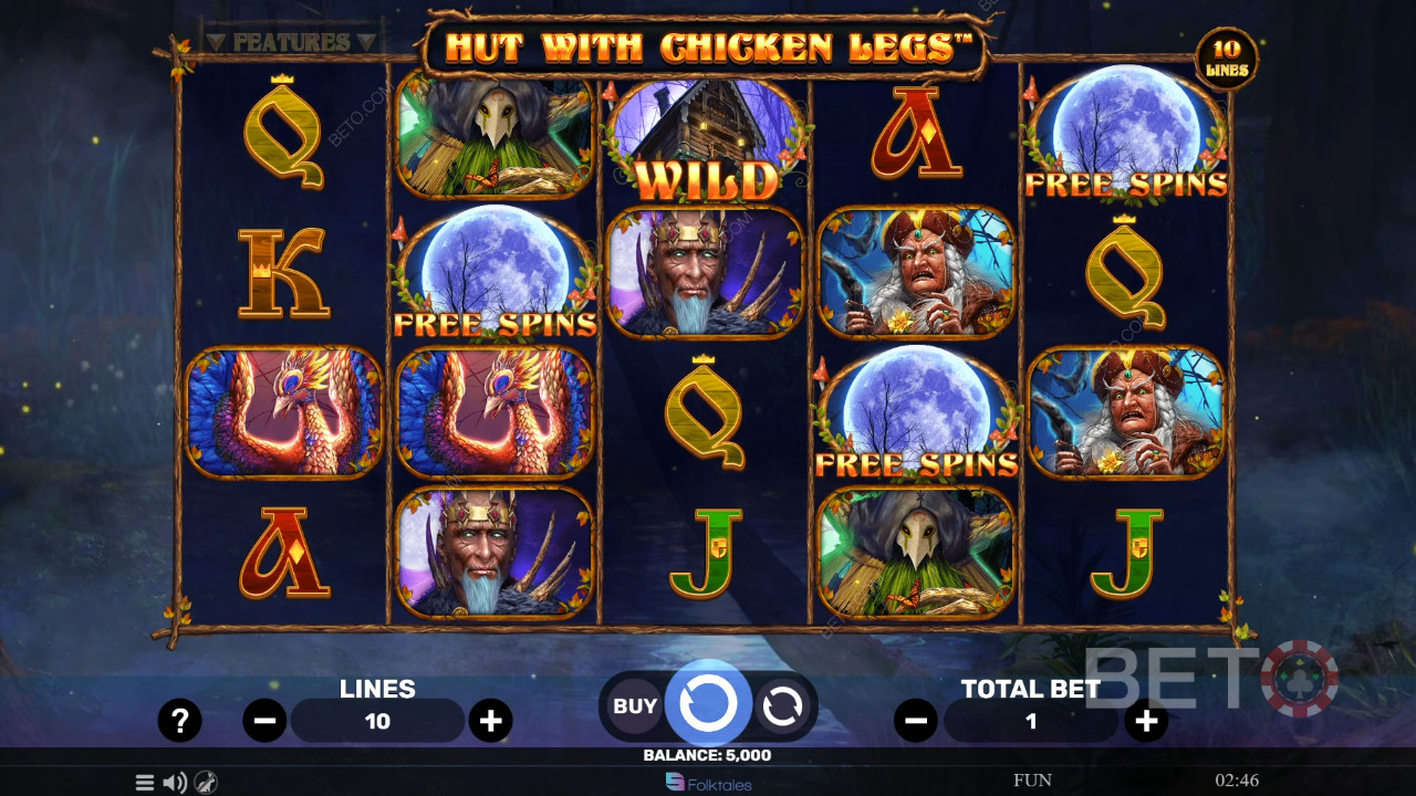 Đánh giá Hut With Chicken Legs của BETO Slots