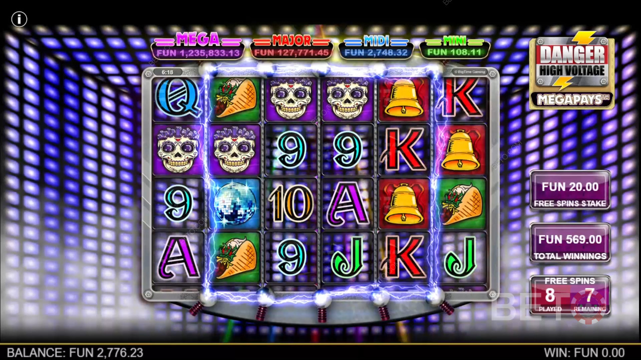 Đánh giá Danger High Voltage Megapays của BETO Slots