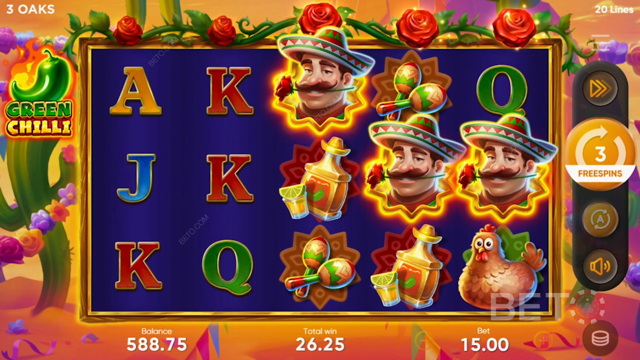 Đánh giá Green Chilli của BETO Slots