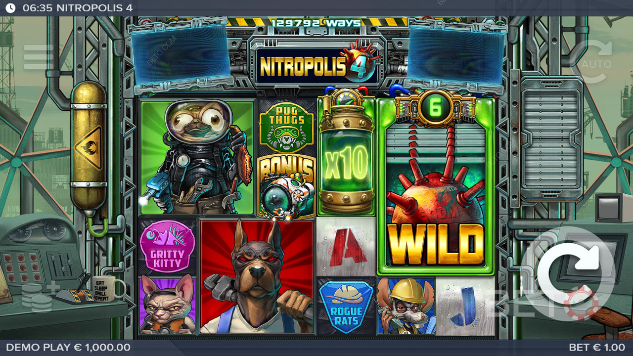 Nhận định về máy đánh bạc video Nitropolis 4