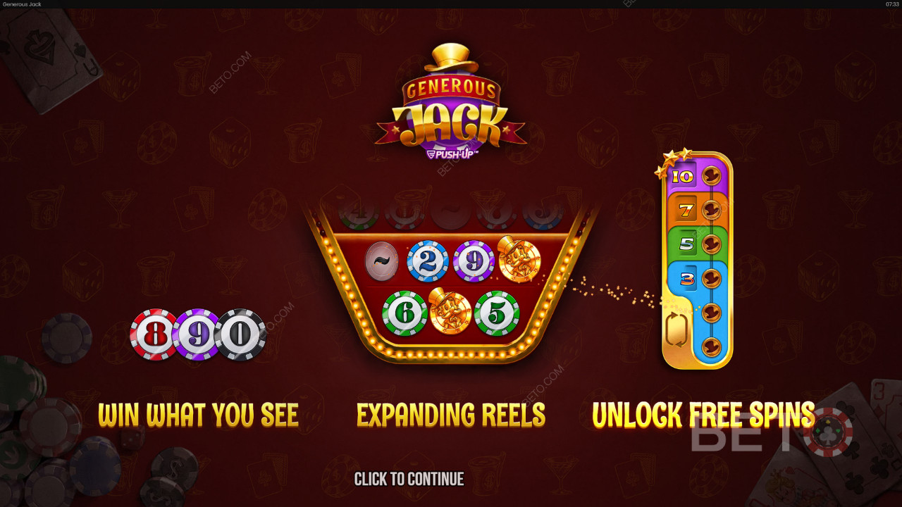 Đánh giá Generous Jack của BETO Slots