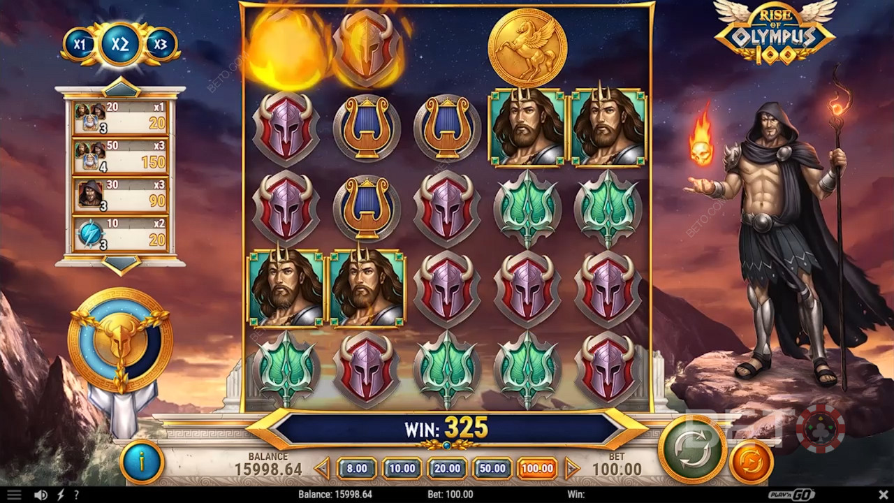 Đánh giá Rise of Olympus 100 của BETO Slots