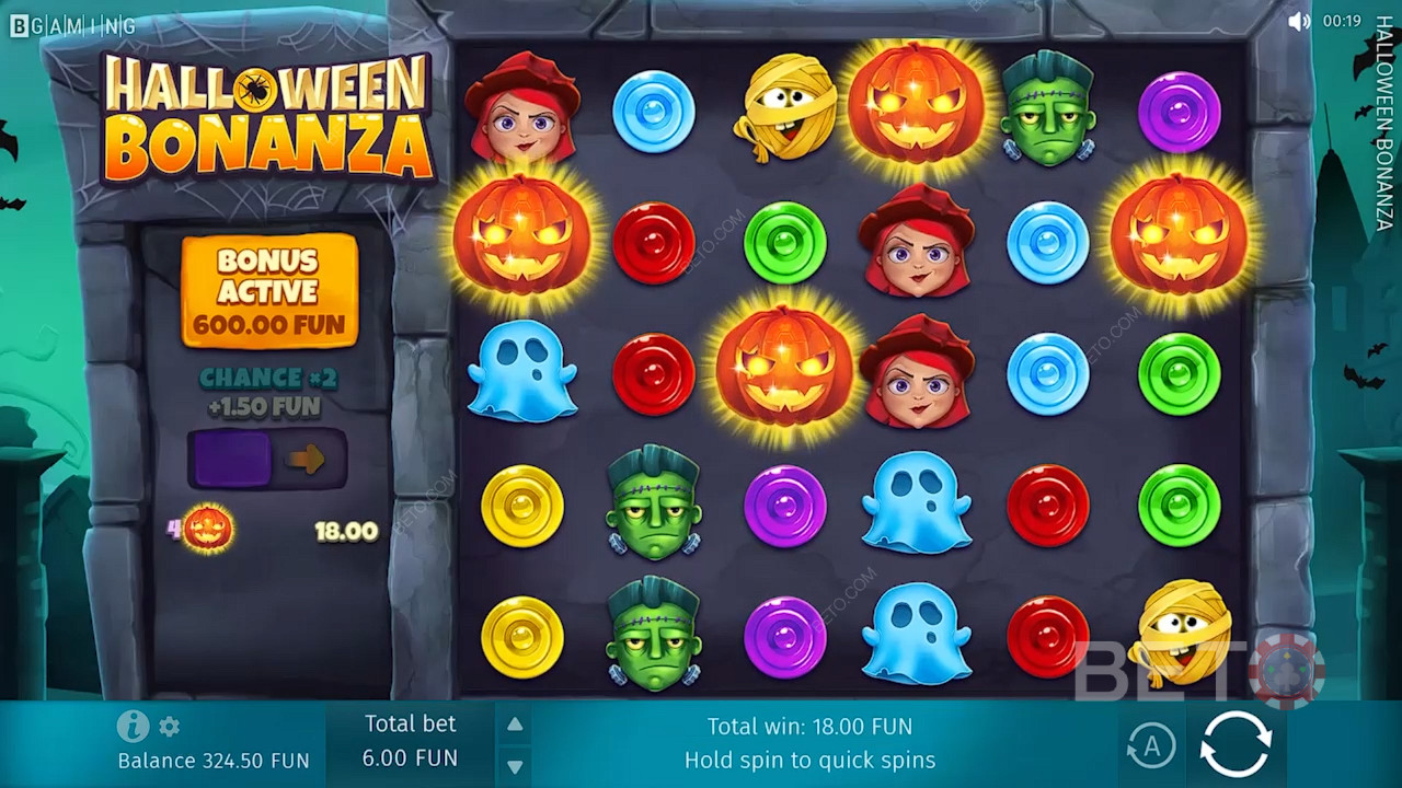 Đánh giá Halloween Bonanza của BETO Slots