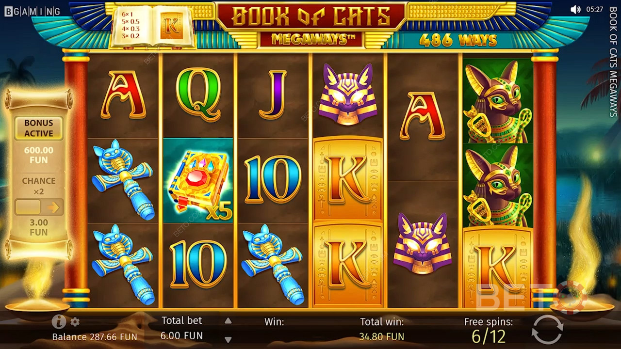 Đánh giá Book of Cats Megaways của BETO Slots