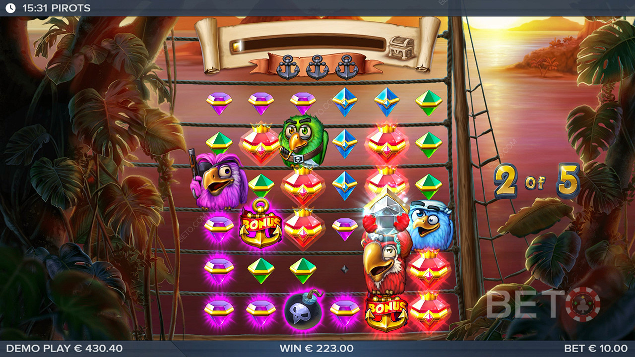 Vòng quay miễn phí mở khóa toàn bộ tiềm năng của slot Pirots
