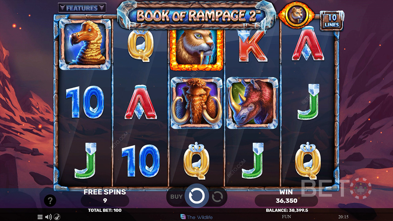 Đánh giá Book of Rampage 2 của BETO Slots