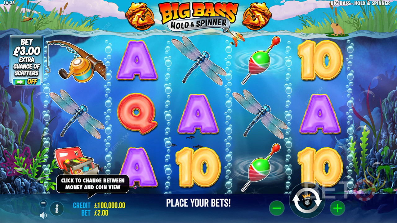 Cách chơi Big Bass Bonanza Hold and Spinner của Reel Kingdom