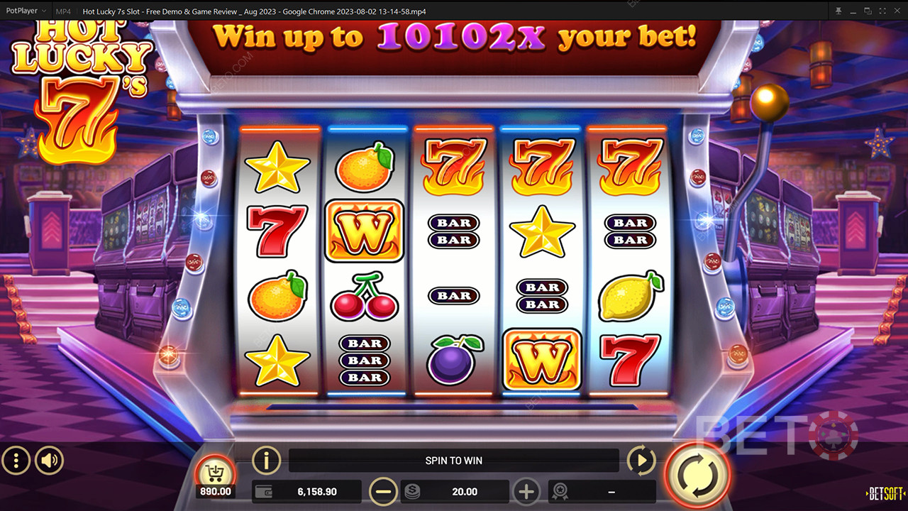 Đánh giá Hot Lucky 7s của BETO Slots
