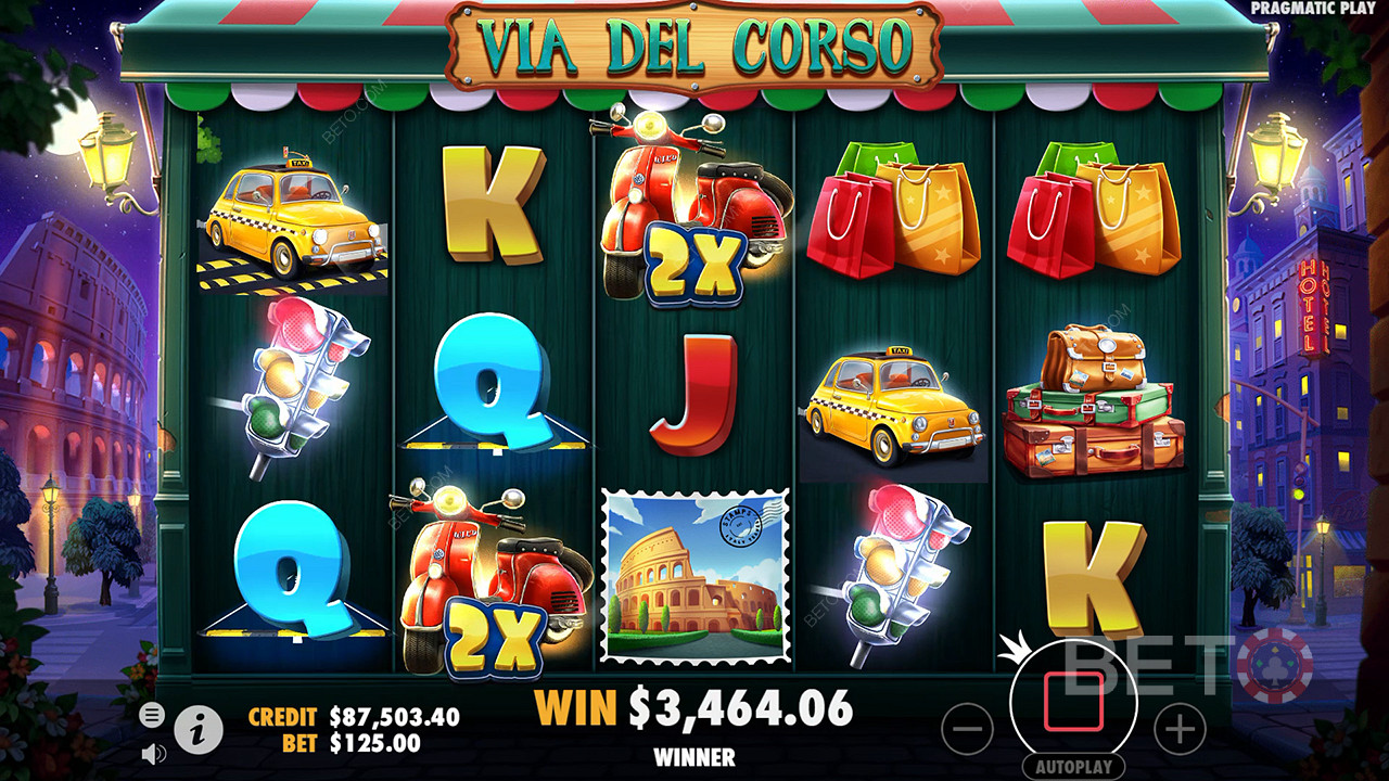 Qua Del Corso Đánh giá của BETO Slots