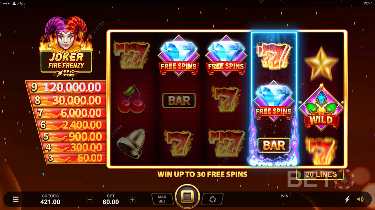Joker Fire Frenzy Chơi Miễn Phí