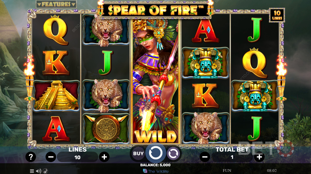 Đánh giá Spear Of Fire của BETO Slots