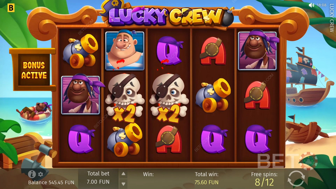 Đánh giá Lucky Crew của BETO Slots