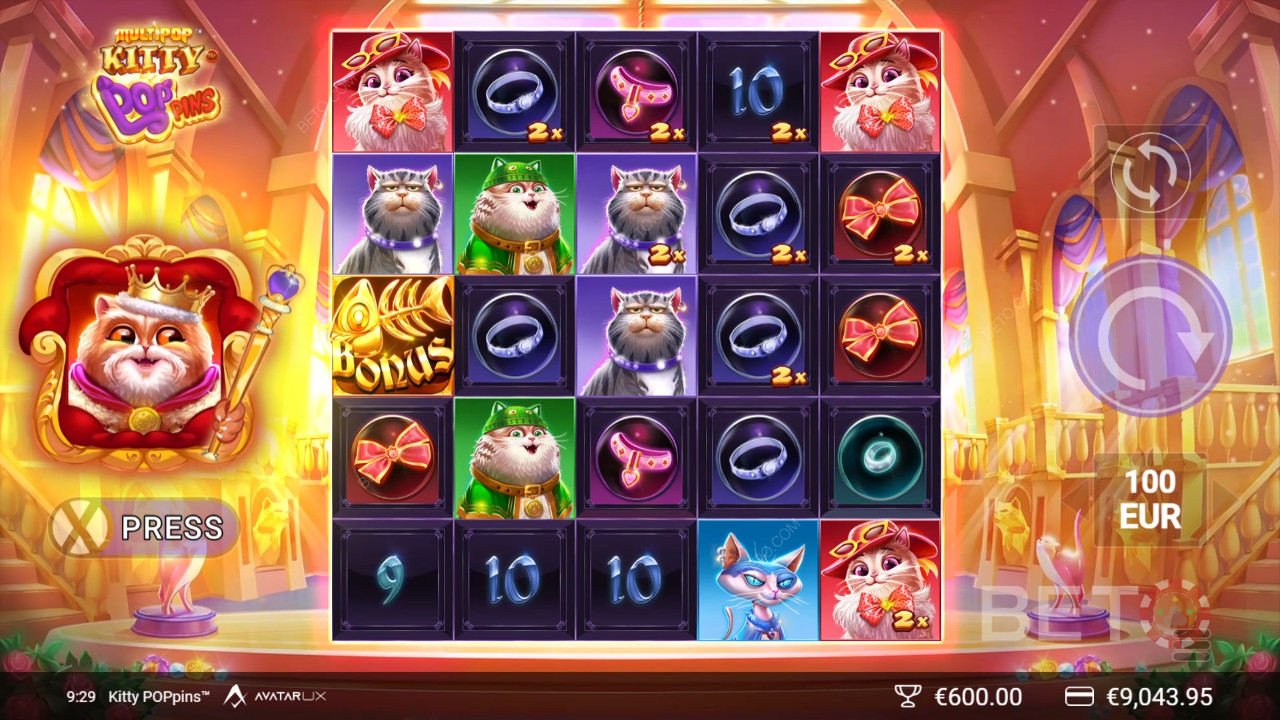 Đánh giá Kitty POPpins của BETO Slots