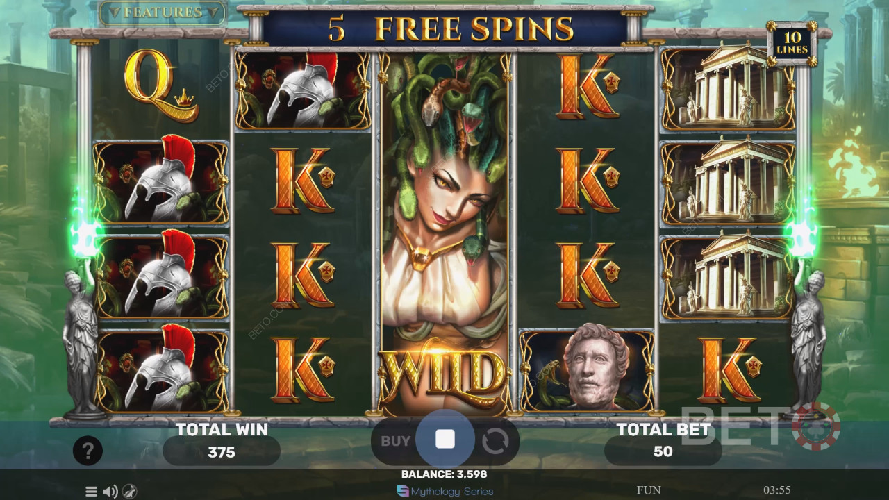 Đánh giá Story of Medusa II của BETO Slots