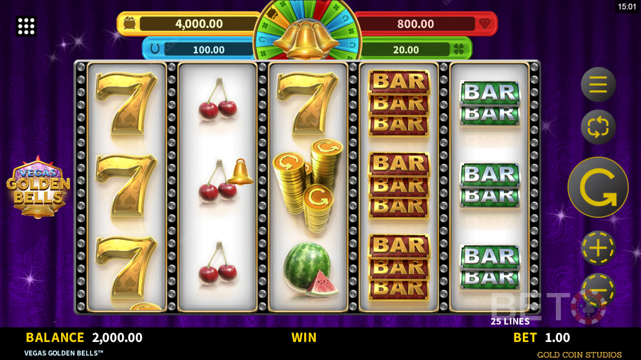 Đánh giá Vegas Golden Bells của BETO Slots