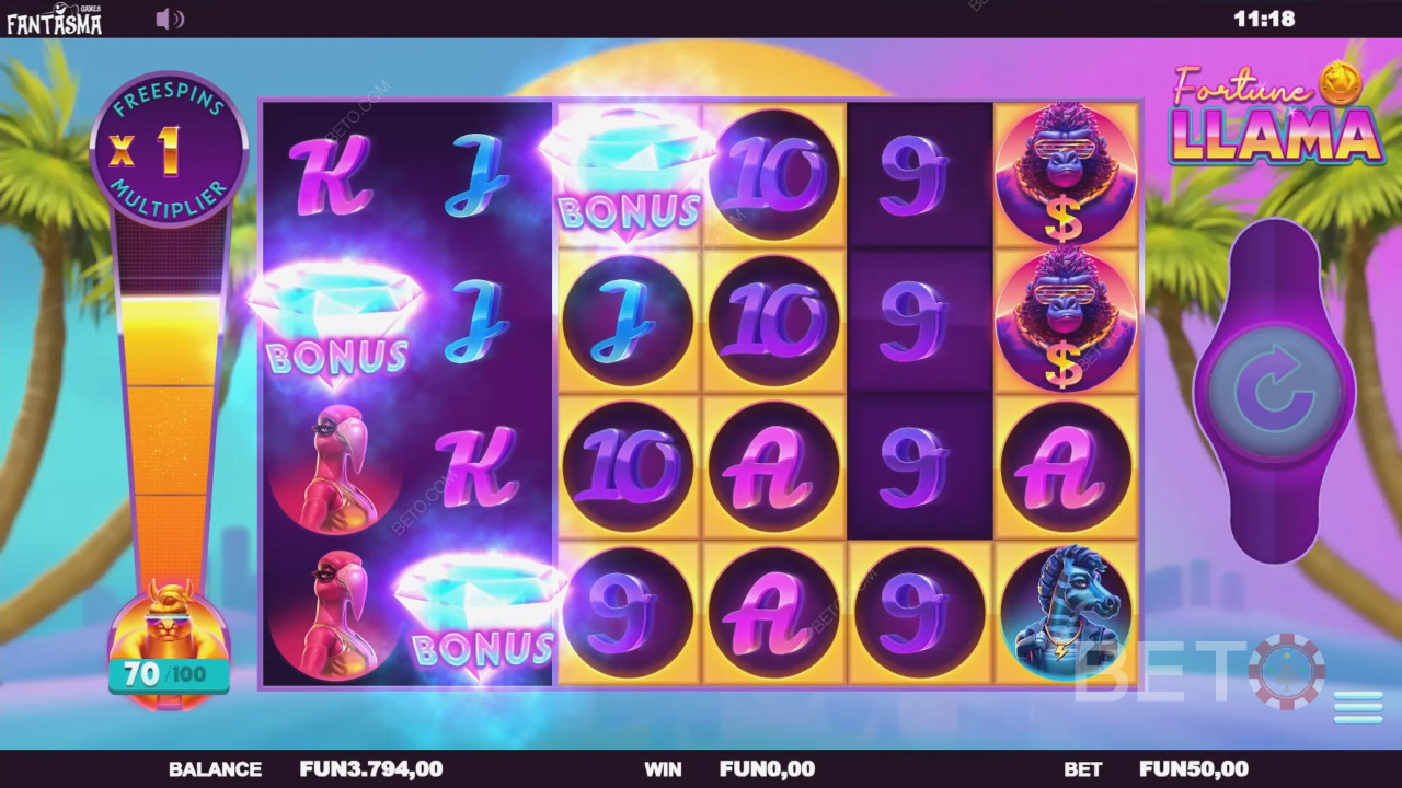 Đánh giá Fortune Llama của BETO Slots