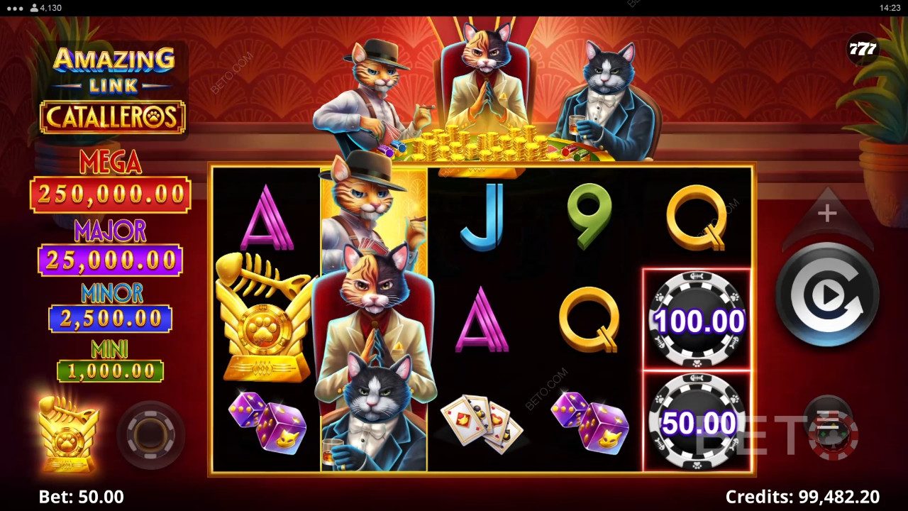 Đánh giá Amazing Link Catalleros của BETO Slots