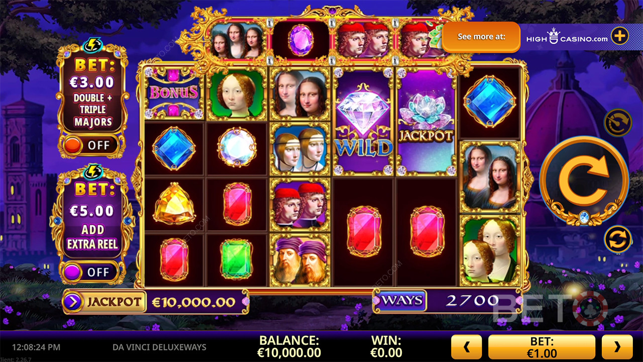 Đánh giá Da Vinci DeluxeWays của BETO Slots