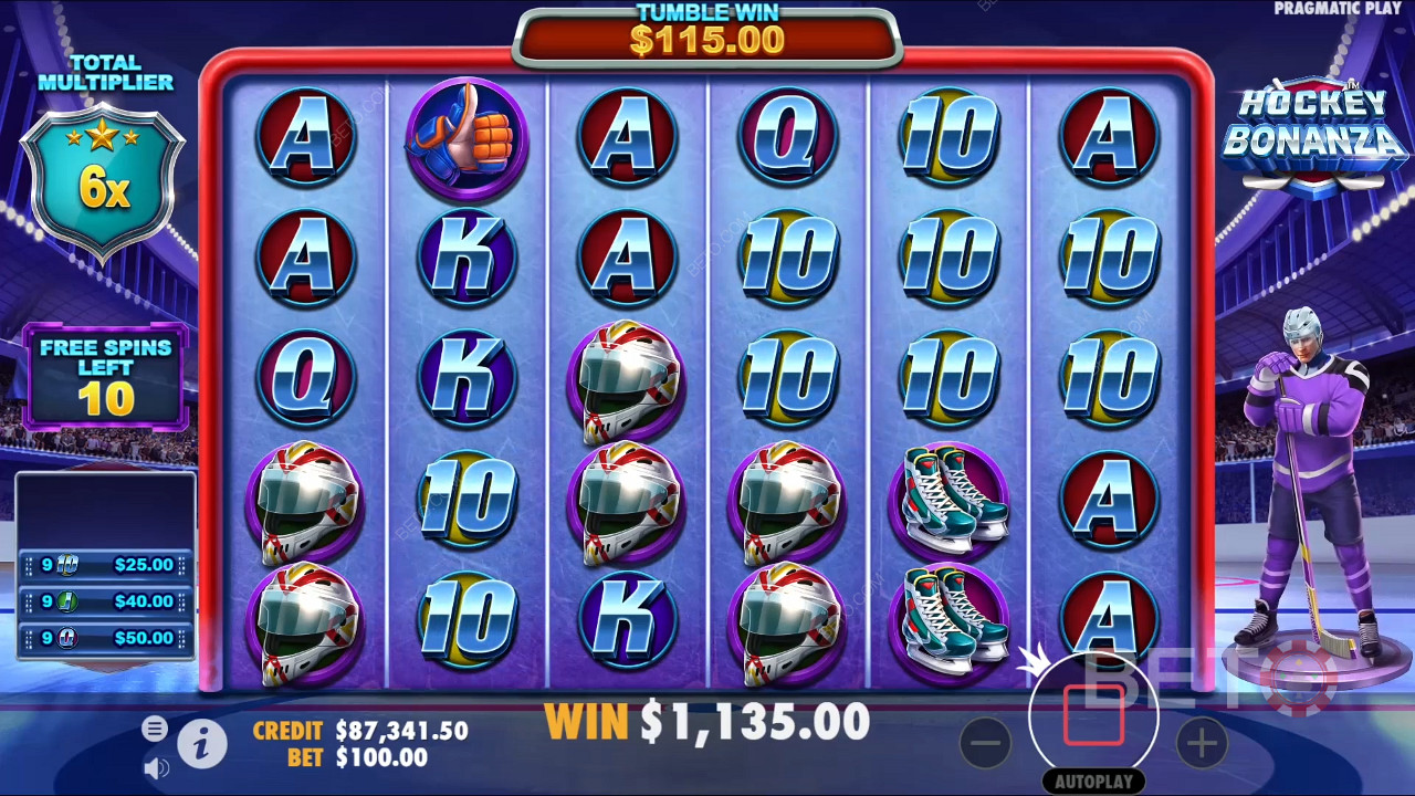 Đánh giá khúc côn cầu Bonanza của BETO Slots
