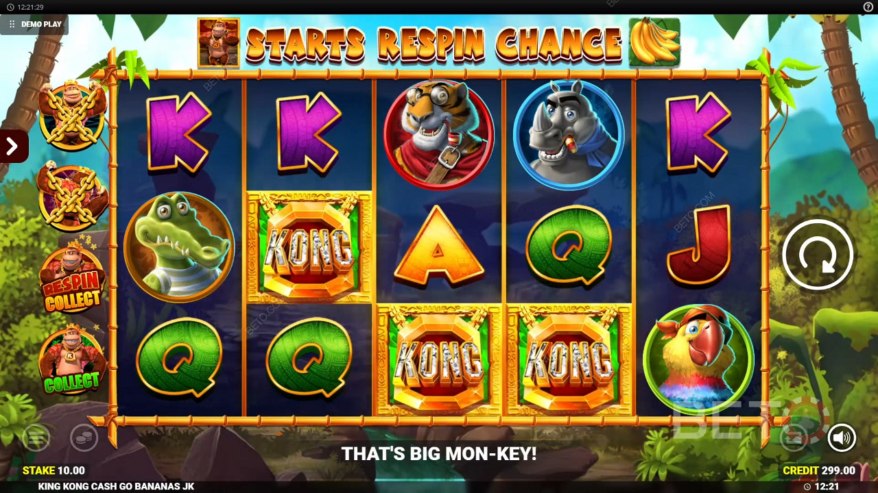 King Kong Cash Go Bananas Chơi Miễn Phí