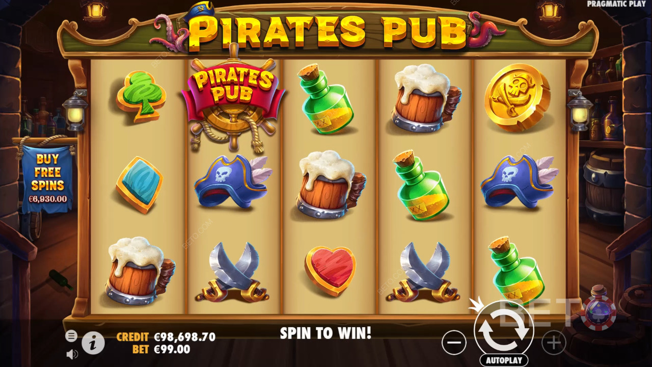 Cách chơi Pirates Pub của Pragmatic Play