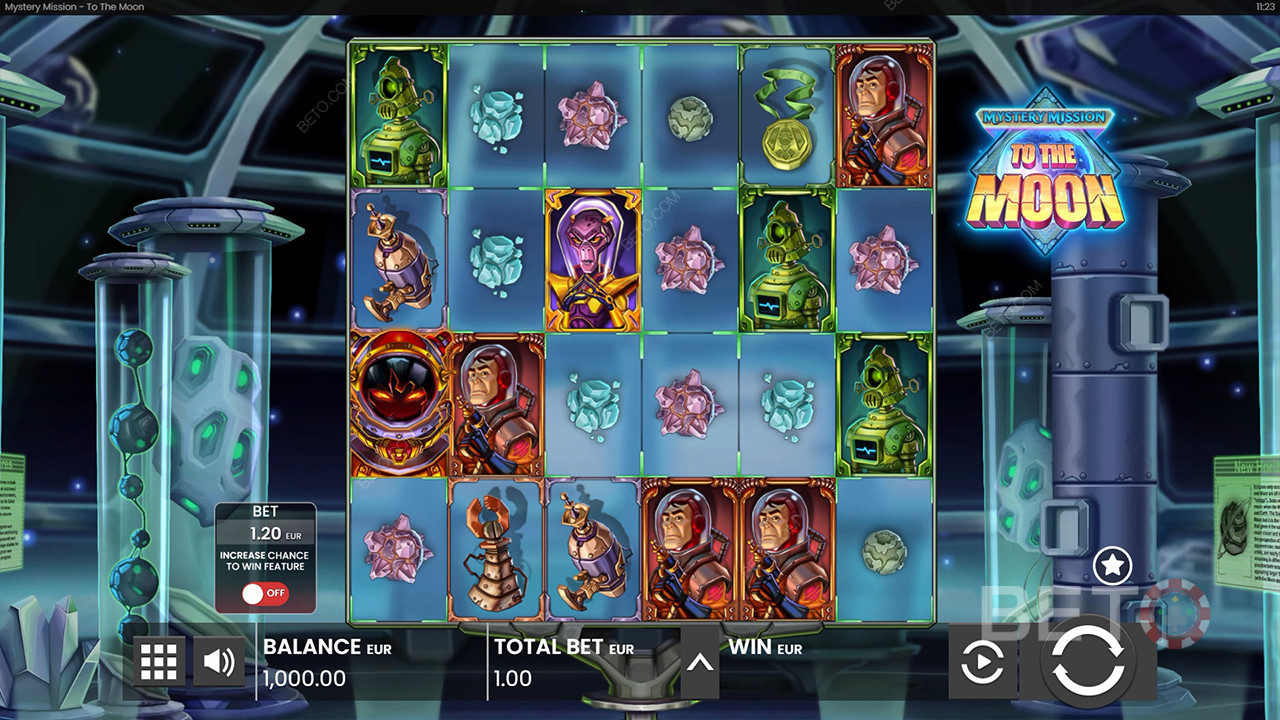 Cách chơi Mystery Mission to the Moon của Push Gaming