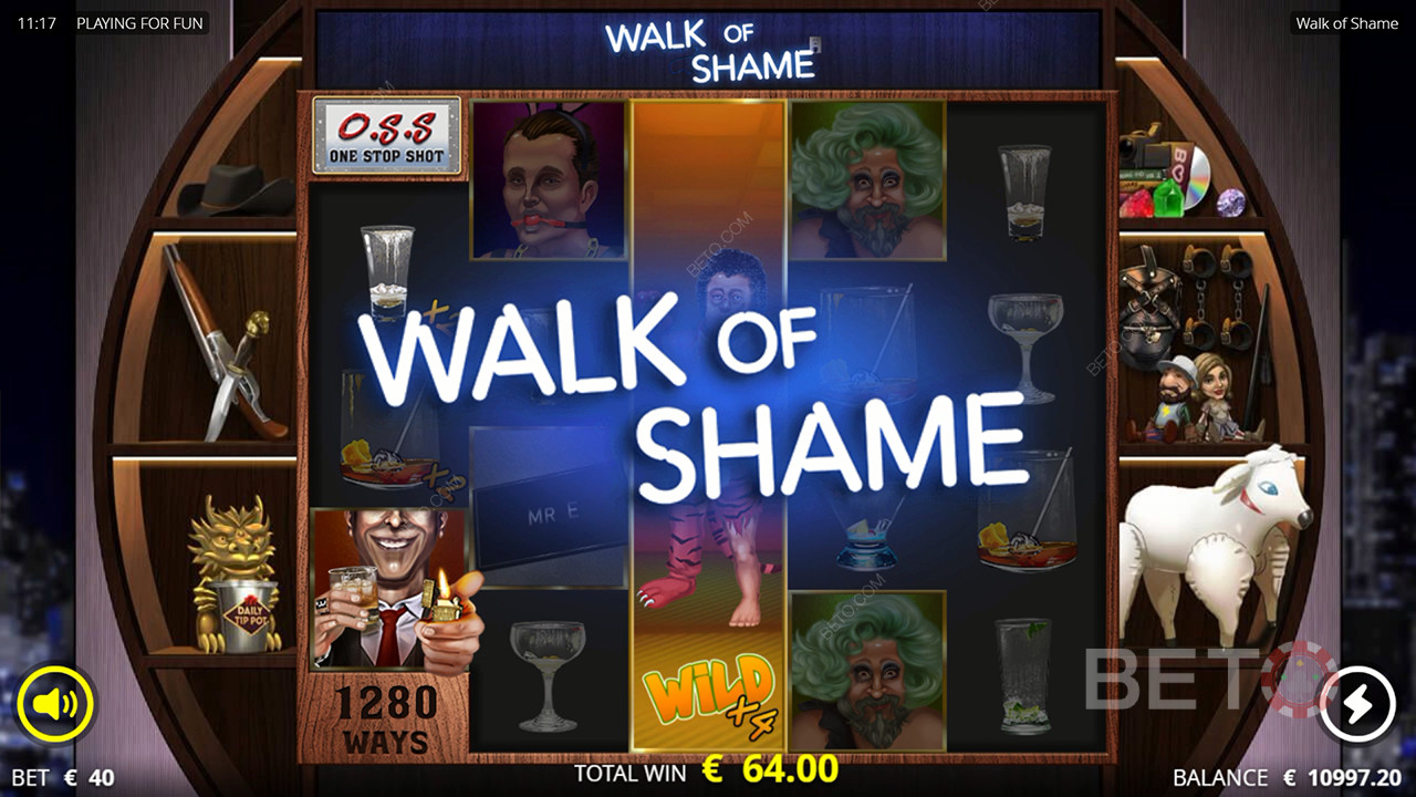 Đánh giá Walk of Shame của BETO Slots