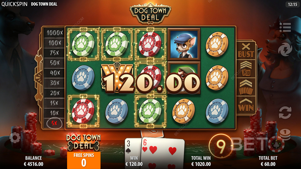 Đánh giá Dog Town Deal của BETO Slots