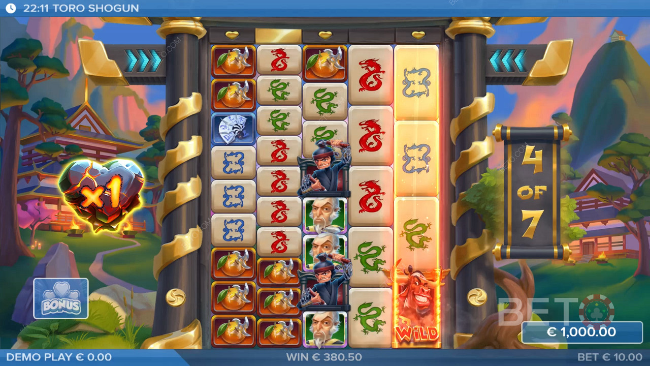 Đánh giá Toro Shogun của BETO Slots