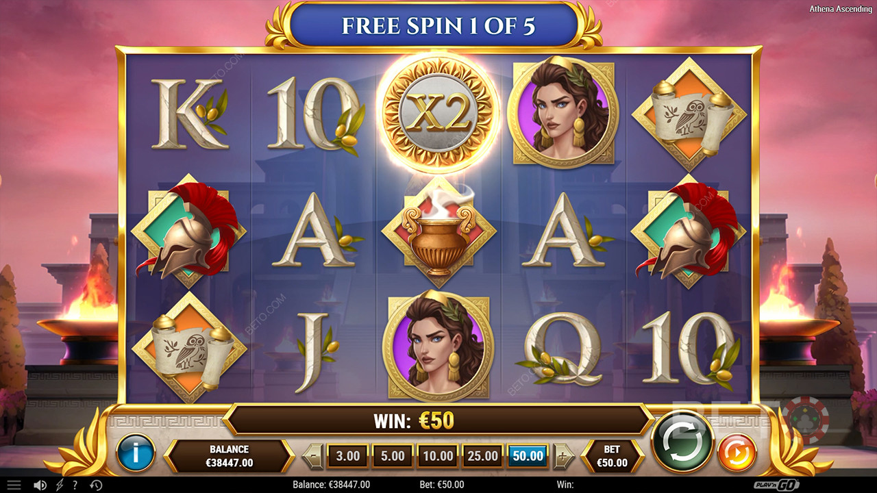 Đánh giá Athena Ascending của BETO Slots