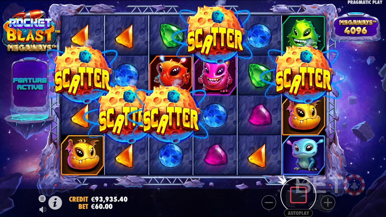 Cách chơi Rocket Blast Megaways của Pragmatic Play