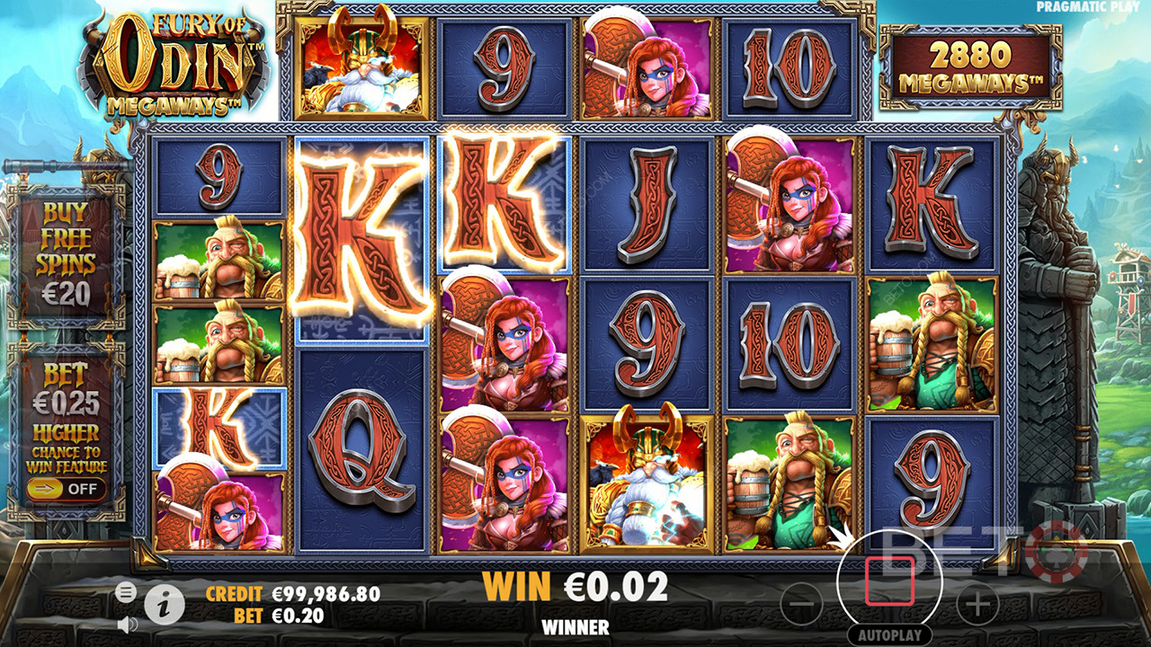 Cách chơi Fury of Odin Megaways của Pragmatic Play