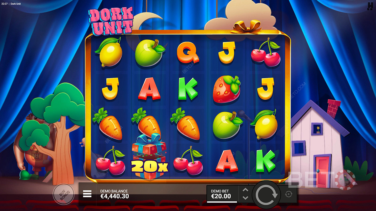 Hệ số nhân hoang dã giúp bạn dễ dàng giành được chiến thắng lớn hơn trong trò đánh bạc trực tuyến Dork Unit