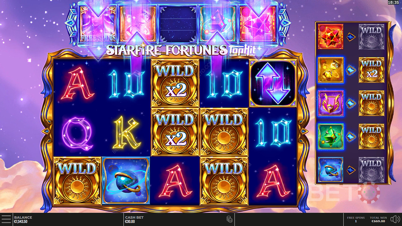 Đánh giá Starfire Fortunes của BETO Slots