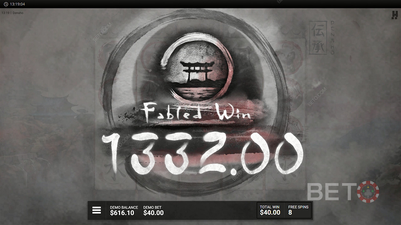 Kiếm được gấp 10.000 lần số tiền đặt cược của bạn trong Máy đánh bạc Densho!