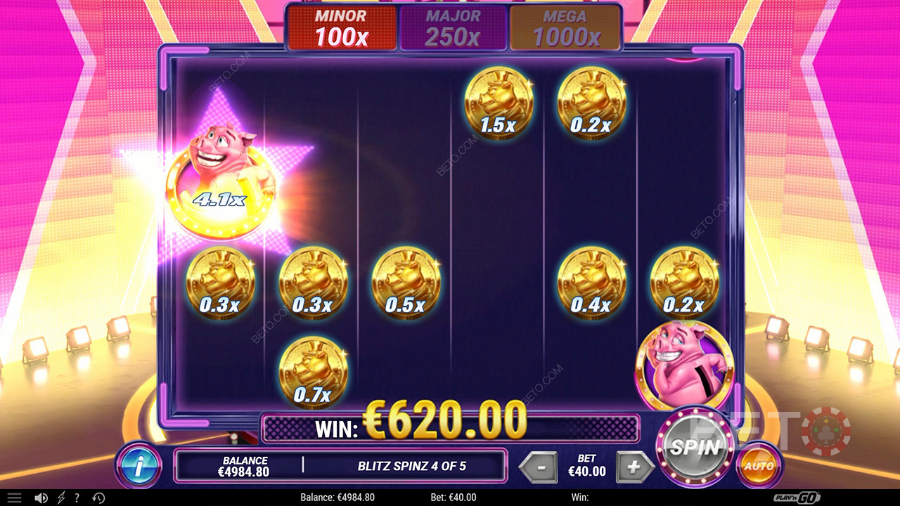 Đánh giá Piggy Blitz của BETO Slots