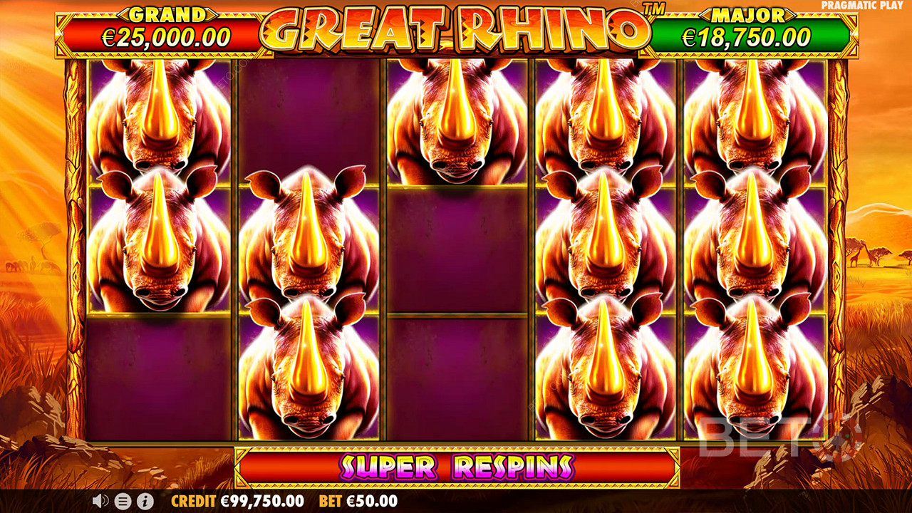 Đánh giá Great Rhino của BETO Slots