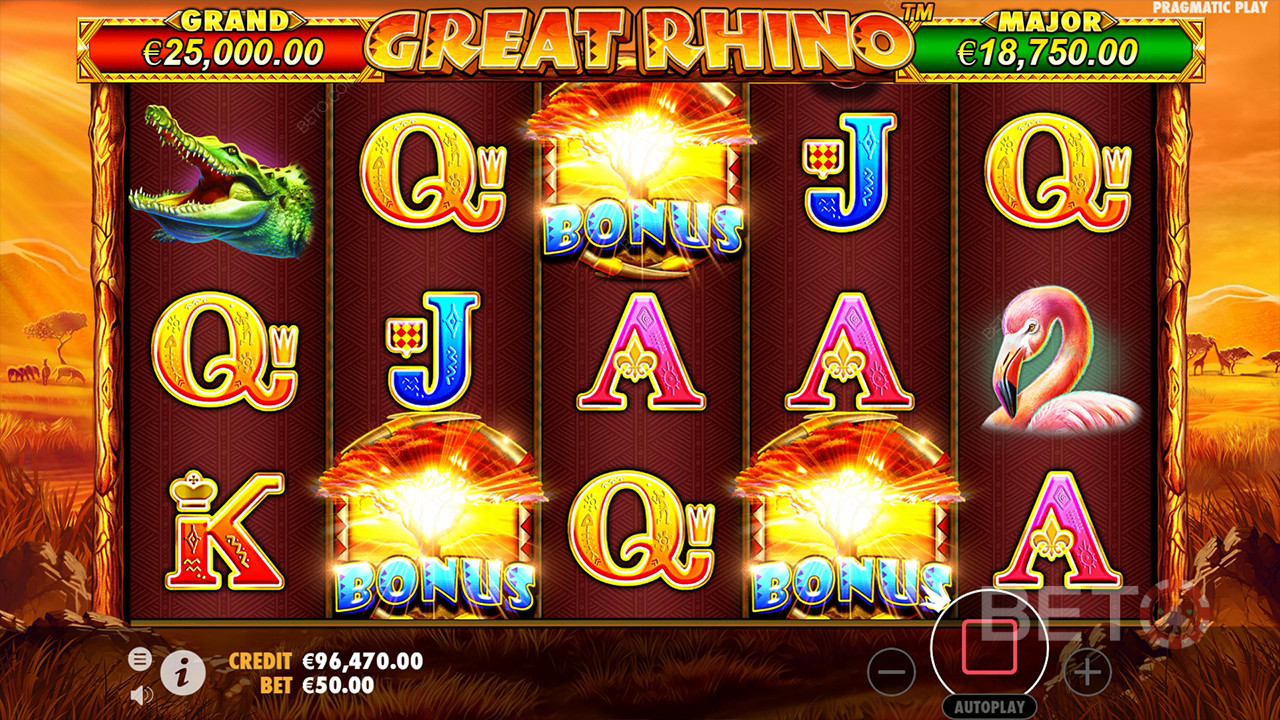 Great Rhino: Một trò chơi đánh bạc trực tuyến đáng thử?