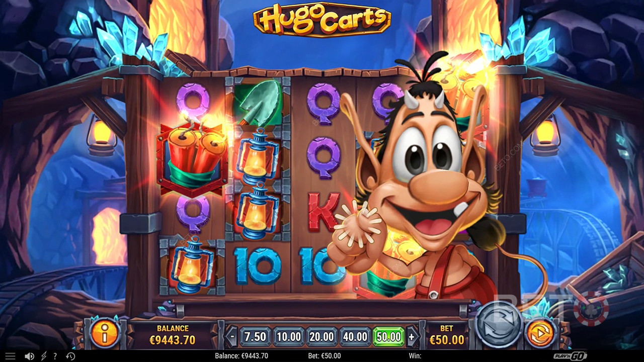 Đánh giá Hugo Carts của BETO Slots