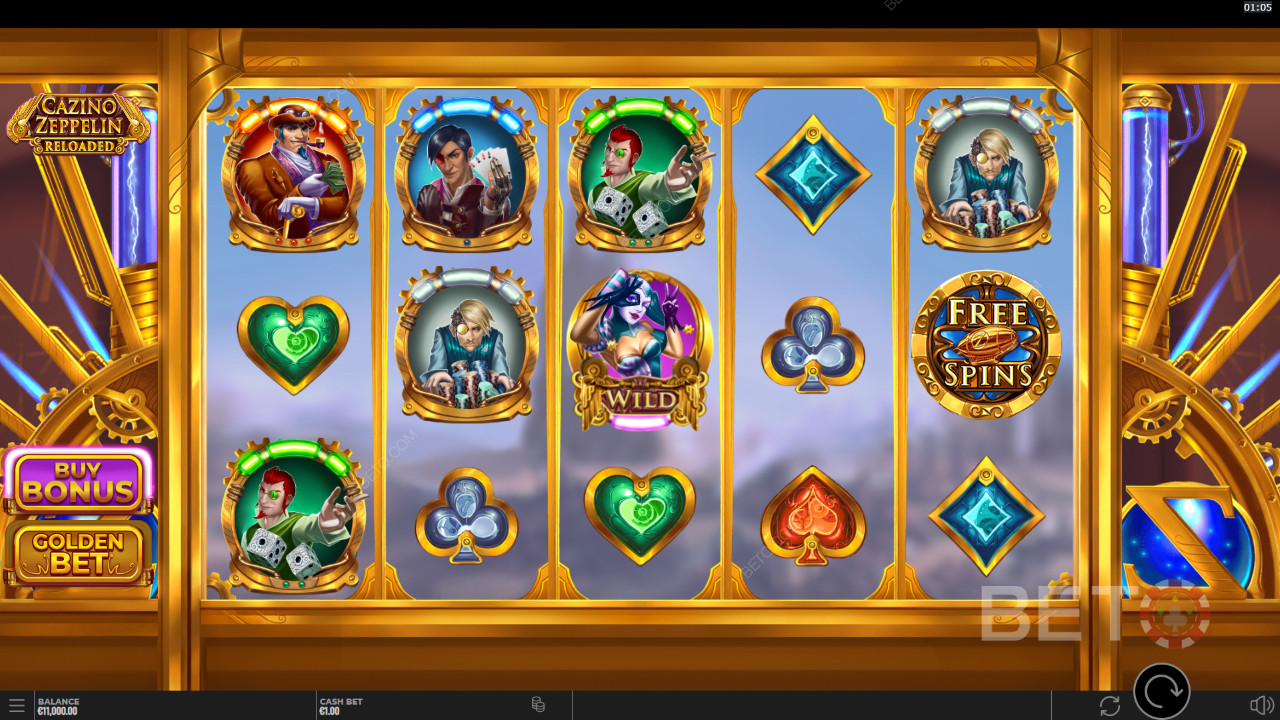 Đánh giá Cazino Zeppelin Reloaded của BETO Slots