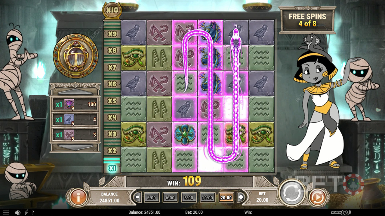 Đánh giá Charlie Chance và Lời nguyền của Cleopatra của BETO Slots