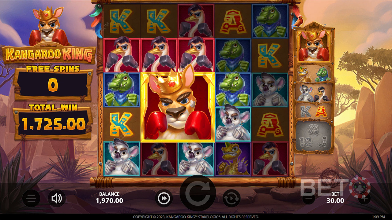Đánh giá Kangaroo King của BETO Slots