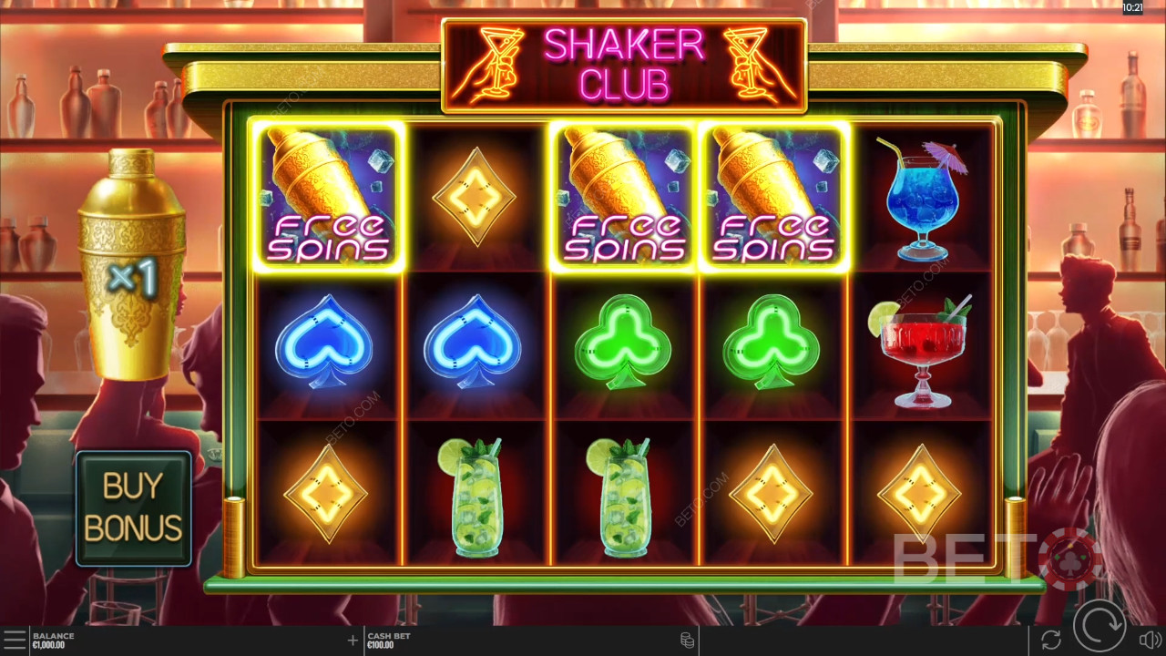 Đánh giá Shaker Club của BETO Slots