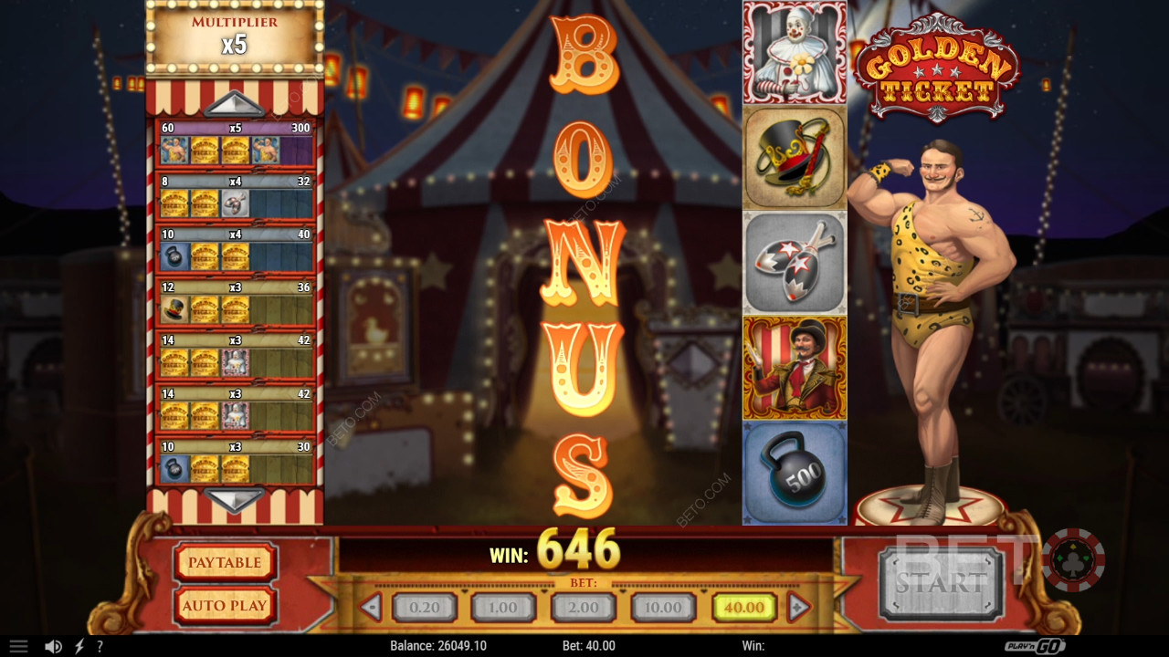 Đánh giá Golden Ticket của BETO Slots