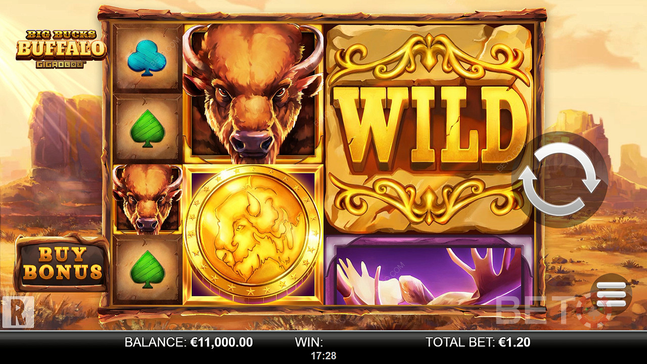 Big Bucks Buffalo Gigablox Chơi Miễn Phí
