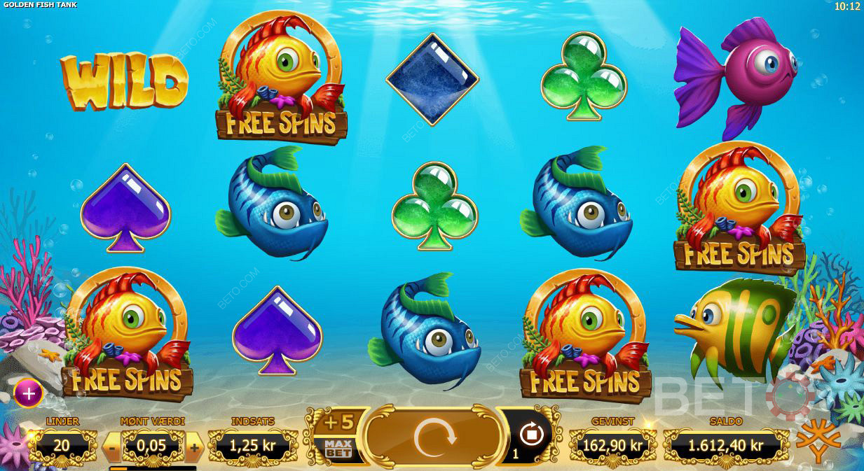 Golden Fish Tank từ Yggdrasil Gaming - hiệu năng tuyệt vời, đồ họa và lối chơi đẹp mắt