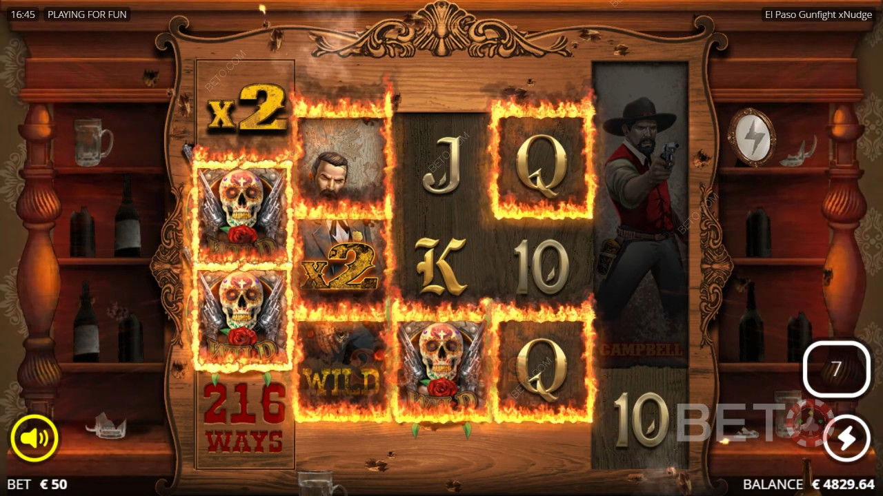 Đánh giá El Paso Gunfight của BETO Slots