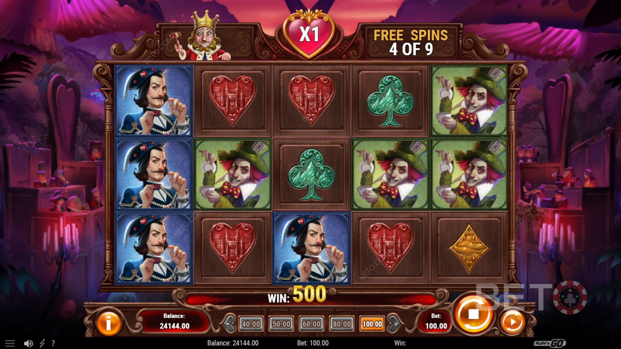 Đánh giá Court of Hearts của BETO Slots