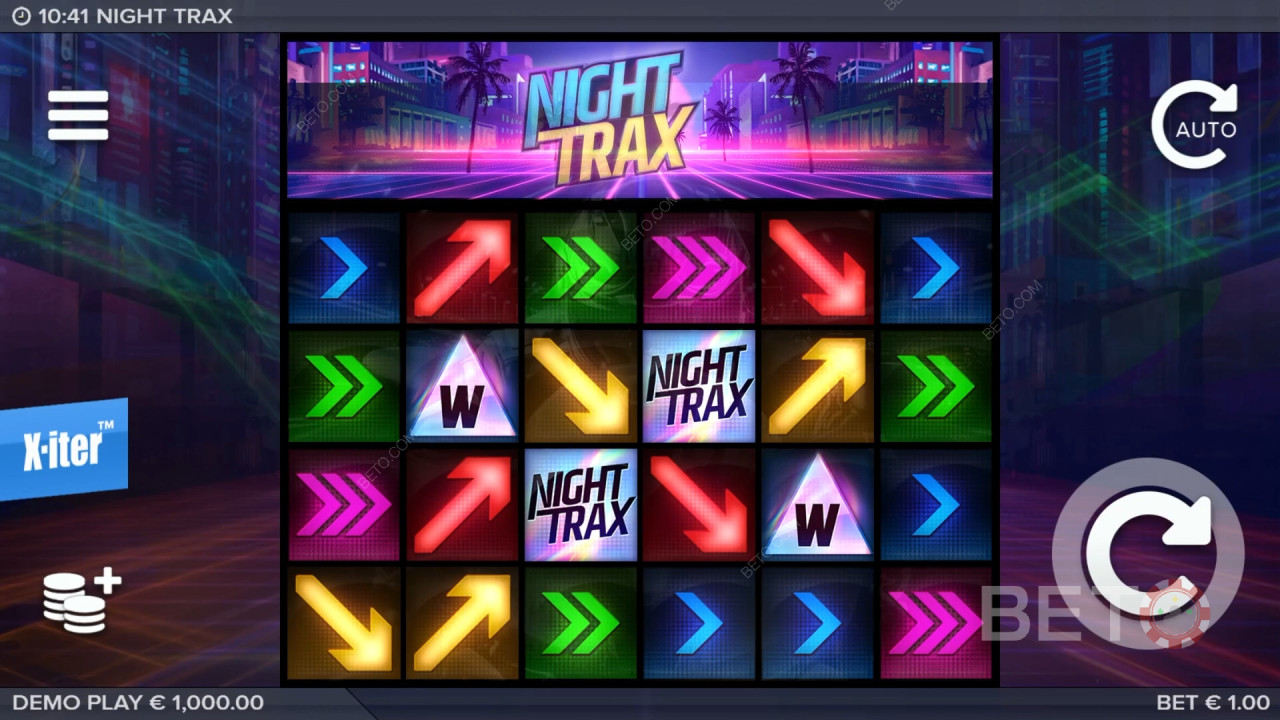 Đánh giá Night Trax của BETO Slots