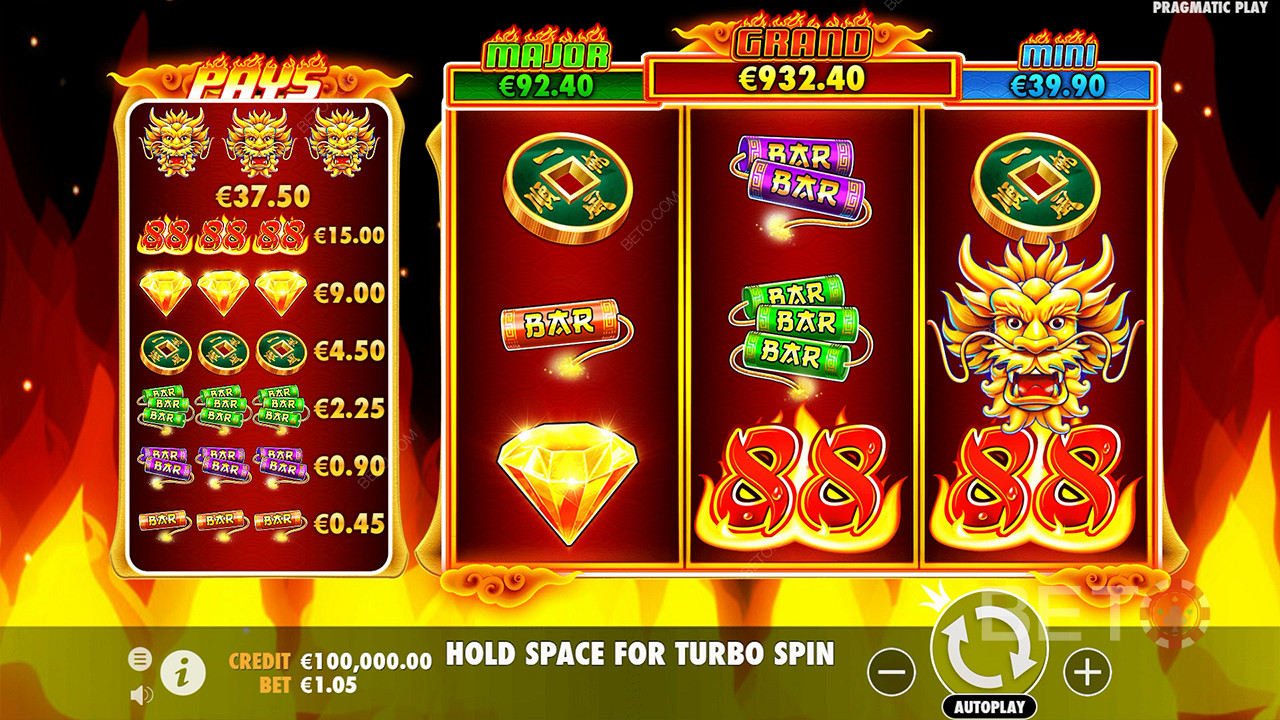 Cách chơi Fire 88 của Pragmatic Play